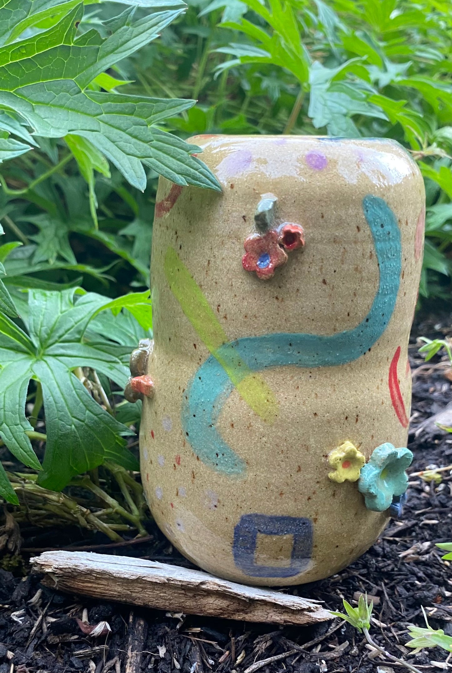 Colourful Confetti Vase