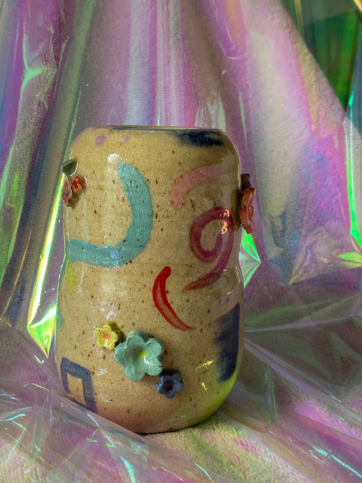 Colourful Confetti Vase