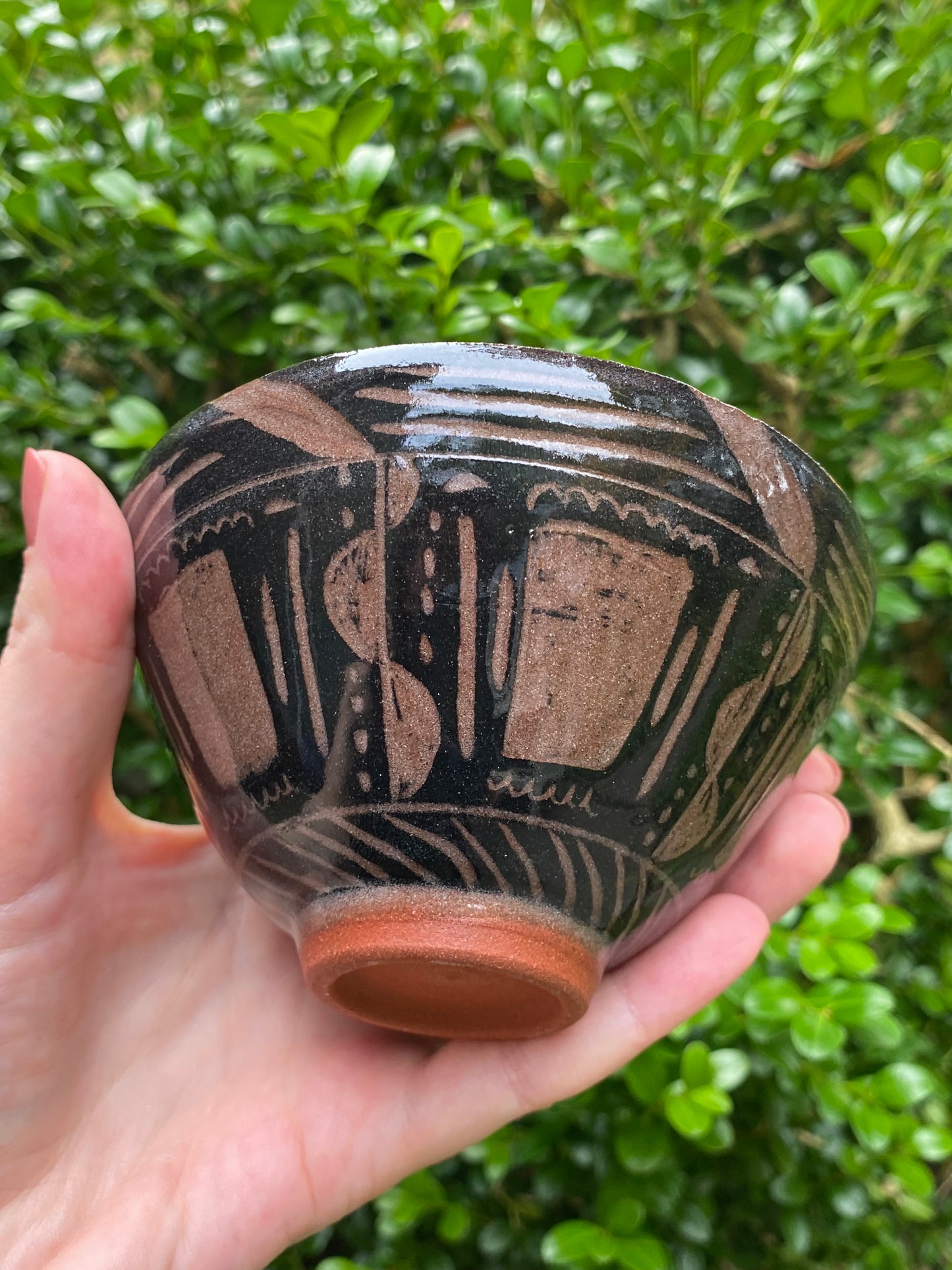 Greco Roman Sgraffito Miso Bowl