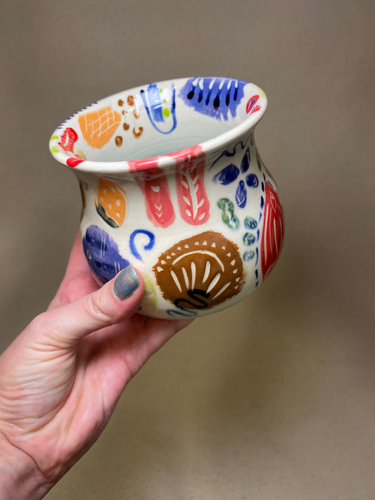 Colourful Abstract Cup