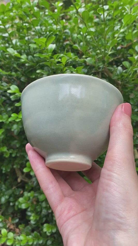 Traditional Japanese Celadon Teabowl